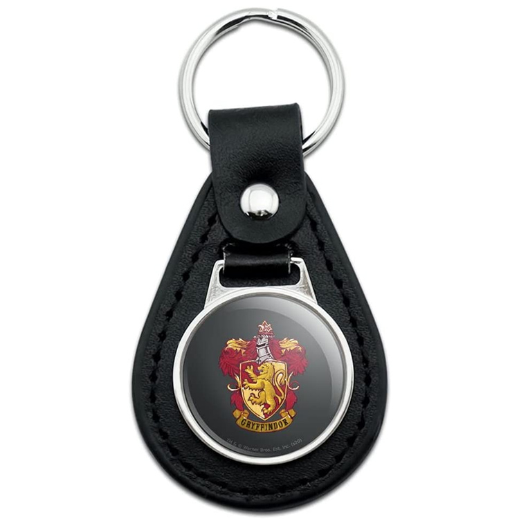 Chaveiro de estanho personalizado com o brasão da escola HARRY POTTER Gryffindor