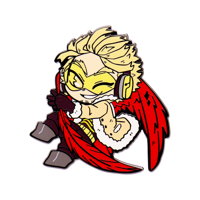 pino de esmalte personalizado em forma