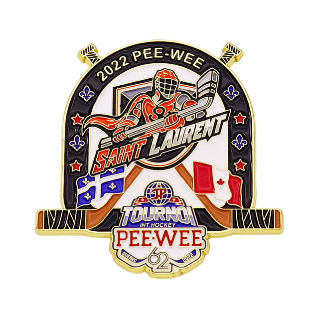 pino de esmalte personalizado dupla face