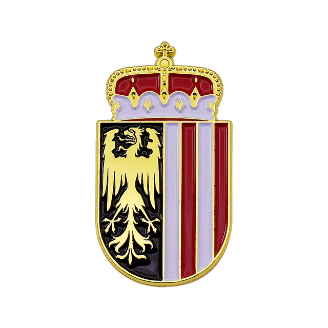 pino de esmalte personalizado texturizado