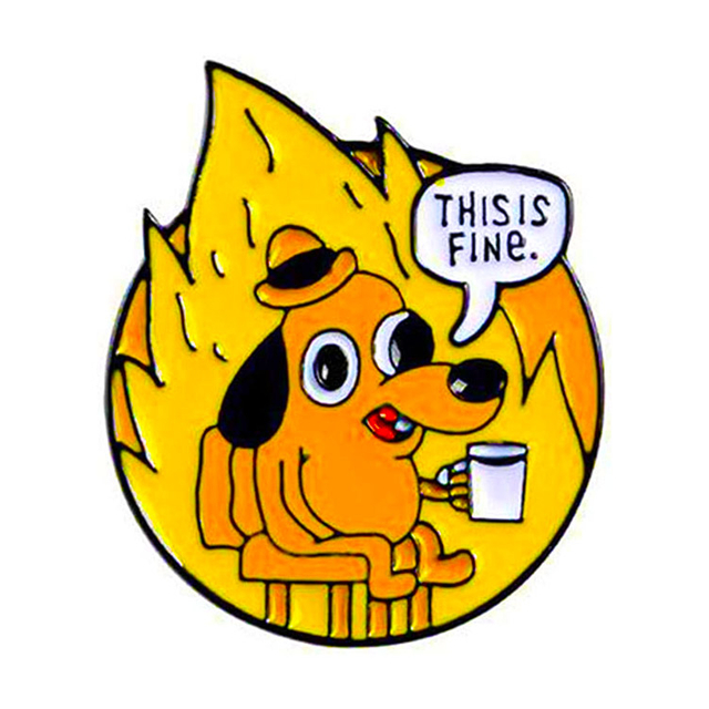 Alfinete de lapela de broche de desenho animado personalizado para cachorro