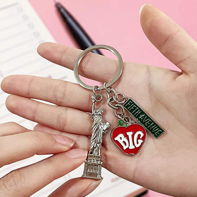 Chaveiros de lembrança de Londres Chaveiros com bandeira do Reino Unido para presentes britânicos Decorações de festas