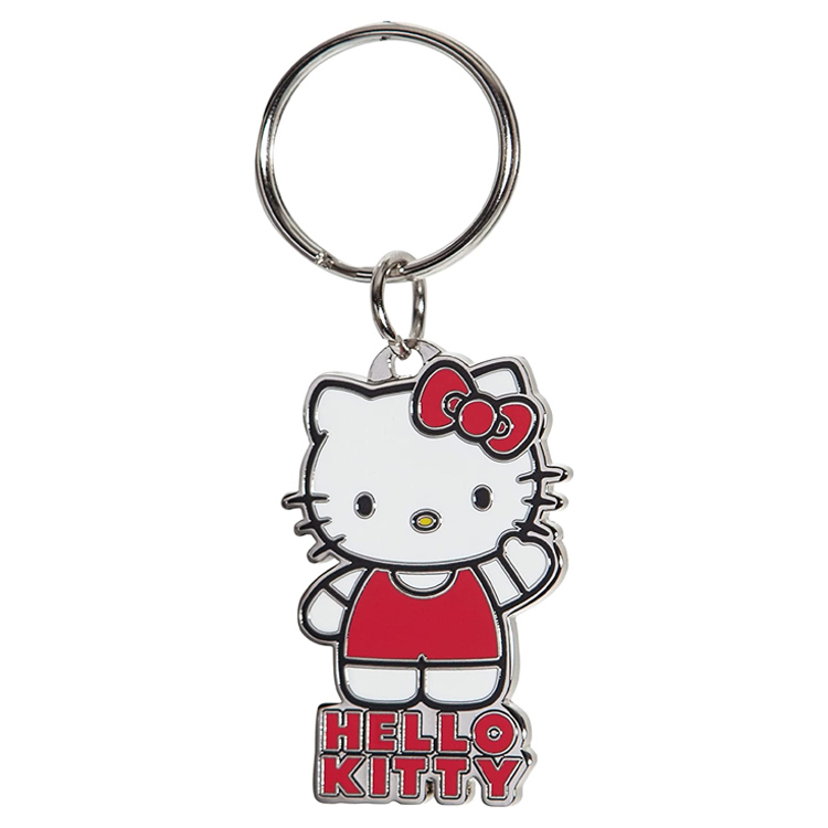 Chaveiro com cabeça de estanho Hello Kitty personalizado